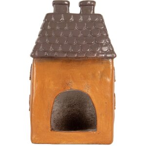 Decorazione casa Clayre & Eef 6MG0126 23x17x37 cm Arancione Grigio