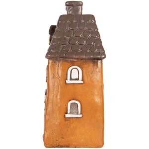 Decorazione casa Clayre & Eef 6MG0126 23x17x37 cm Arancione Grigio