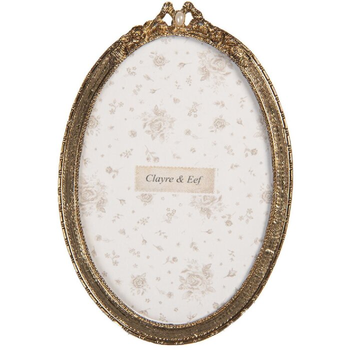 Cornice per foto Clayre & Eef 2F1291 10x1x14 cm / 9x13 cm color oro