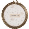 Cornice per foto Clayre & Eef 2F1292 10x1x11 cm / Ø 9 cm Color Oro