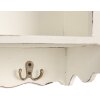 Clayre & Eef 5H0742 Credenza da parete 45x16x67 cm Bianca