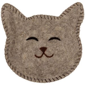 Clayre & Eef 66301 Ciotola in feltro Cane 15x16x4 cm