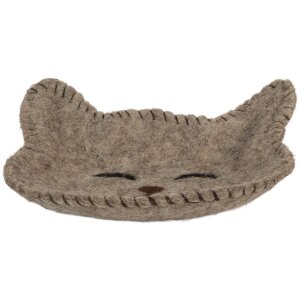 Clayre & Eef 66301 Ciotola in feltro Cane 15x16x4 cm