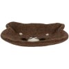 Clayre & Eef 66302 Ciotola in Feltro Orso 15x13x3 cm Marrone-Bianca