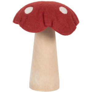 Fungo in feltro Clayre & Eef 66303 14x14x17 cm...