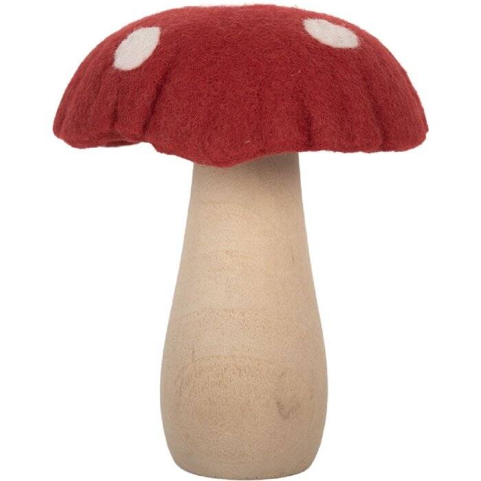 Fungo in feltro Clayre & Eef 66304 12x12x15 cm
