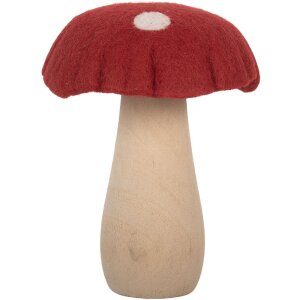 Fungo in feltro Clayre & Eef 66304 12x12x15 cm
