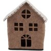 Casa in Feltro Clayre & Eef 66305 17x9x19 cm Marrone e Bianco