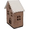 Casa in Feltro Clayre & Eef 66305 17x9x19 cm Marrone e Bianco