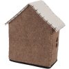 Casa in Feltro Clayre & Eef 66305 17x9x19 cm Marrone e Bianco