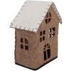 Casa in Feltro Clayre & Eef 66305 17x9x19 cm Marrone e Bianco