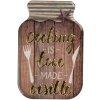 Magnet decorativo Clayre & Eef 66364 5x1x8 cm Marrone-Oro