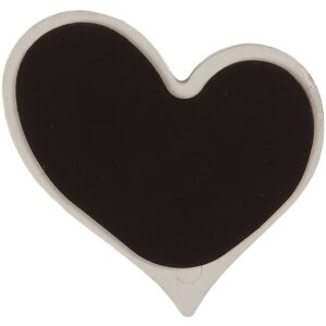 Magnet decorativo Clayre & Eef 66370 6x1x6 cm Bianco-Oro