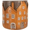 Tavolino per piante Clayre & Eef 6MG0128 Ø 39x39 cm Arancione Grigio