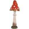 Clayre & Eef 6PR5742 Decorazione Fungo rosso-bianco Ø 9x23 cm