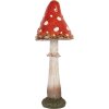 Clayre & Eef 6PR5742 Decorazione Fungo rosso-bianco Ø 9x23 cm