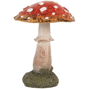 Clayre & Eef 6PR5743 Decorazione Fungo Ø 9x12 cm