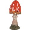 Clayre & Eef 6PR5745 Decorazione Fungo Rosso-Bianco 4x8 cm