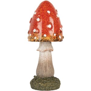 Clayre & Eef 6PR5747 Decorazione Fungo Ø 5x12...