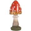 Clayre & Eef 6PR5747 Decorazione Fungo Ø 5x12 cm Rosso Bianco
