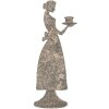 Portacandele Donna Clayre & Eef 6Y5814 15x10x37 cm