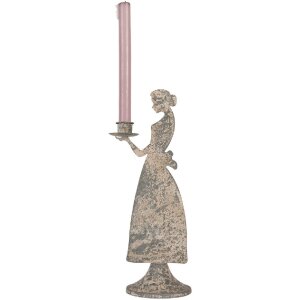 Portacandele Donna Clayre & Eef 6Y5816 10x8x26 cm