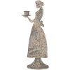Portacandele Donna Clayre & Eef 6Y5816 10x8x26 cm