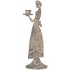 Portacandele Donna Clayre & Eef 6Y5816 10x8x26 cm