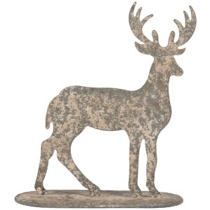 Clayre & Eef 6Y5817 Decorazione Renna 17x8x18 cm