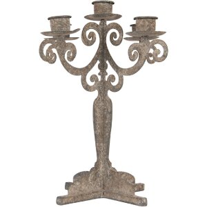Portacandele in ferro Clayre & Eef 6Y5819 21x21x26 cm...