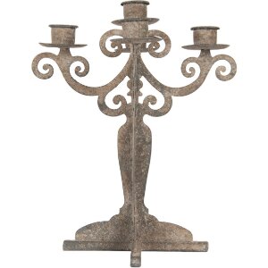 Portacandele in ferro Clayre & Eef 6Y5819 21x21x26 cm...