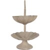 Etagere Clayre & Eef 6Y5886 Ø 15x24 cm Grigio Beige