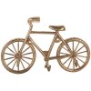 Appendiabiti da parete Clayre & Eef 6Y5892 19x4x12 cm color oro
