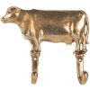 Gancio da parete decorativo Clayre & Eef 6Y5895 17x4x15 cm color oro