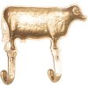 Gancio da parete decorativo Clayre & Eef 6Y5895 17x4x15 cm color oro