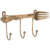 Appendiabiti da parete Clayre & Eef 6Y5897 18x4x9 cm Color oro