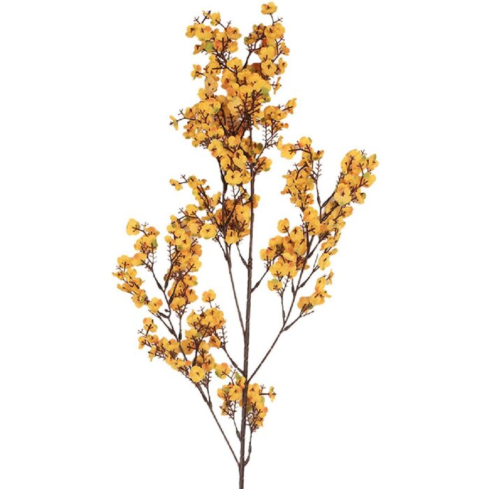 Fiore artificiale Clayre & Eef 5PL0200Y 10x8x104 cm Giallo/Marrone