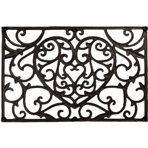 Clayre & Eef 5Y1290 Tappetino da ingresso in ferro...