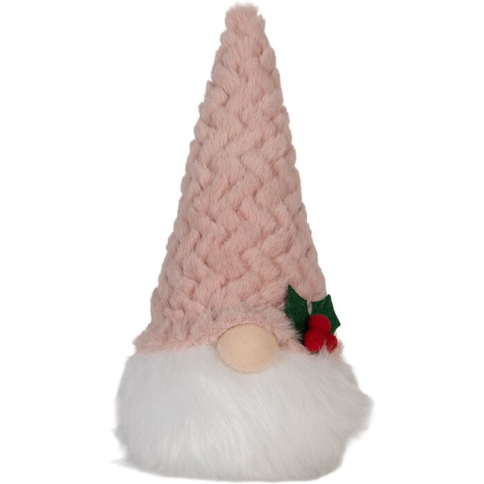 Clayre & Eef 66334 Decorazione Nano con LED 10x10x25 cm Rosa