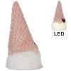 Clayre & Eef 66334 Decorazione Nano con LED 10x10x25 cm Rosa