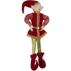 Clayre & Eef 66337 Decorazione Elfo 20x6x52 cm
