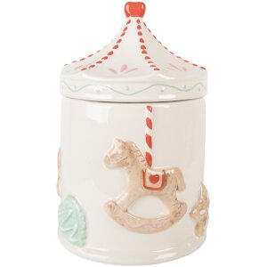 Vasetto da conservazione Clayre & Eef Ø 15x22...