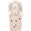 Decorazione Casa LED Clayre & Eef 6CE2220P 11x10x24 cm Rosa-Grigio