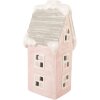 Decorazione Casa LED Clayre & Eef 6CE2220P 11x10x24 cm Rosa-Grigio