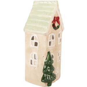 Decorazione Casa Clayre & Eef 6CE2221 9x8x20 cm Beige