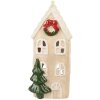 Decorazione Casa Clayre & Eef 6CE2221 9x8x20 cm Beige