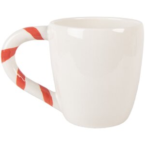 Bicchiere Clayre & Eef 14x9x10 cm 350 ml in ceramica