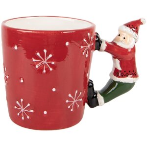 Bicchiere in ceramica Clayre & Eef 15x10x11 cm 400 ml...