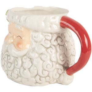 Bicchiere in ceramica Clayre & Eef 16x11x10 cm / 550...