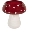 Portacandele a forma di fungo Clayre & Eef Ø 8x9 cm